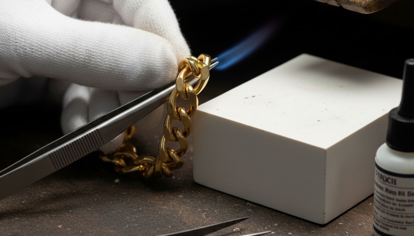 sửa khóa dây chuyền vàng bị hỏng Hà Nội