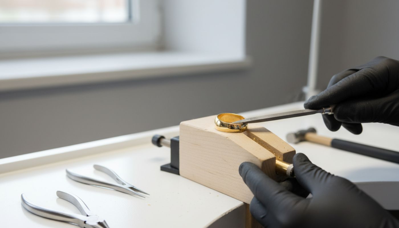 thu nhỏ size nhẫn vàng Hà Nội