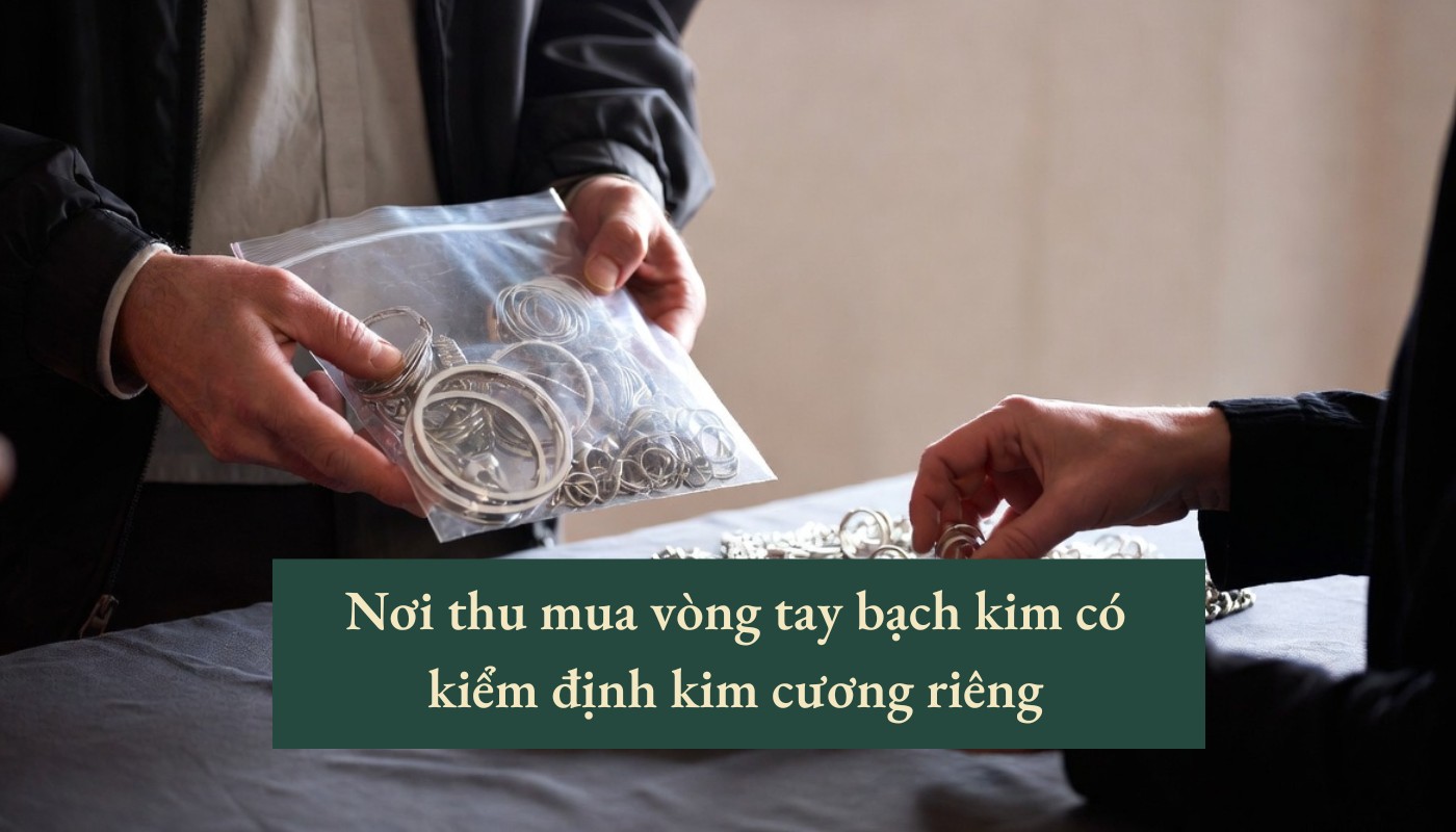 Thu mua vòng tay bạch kim