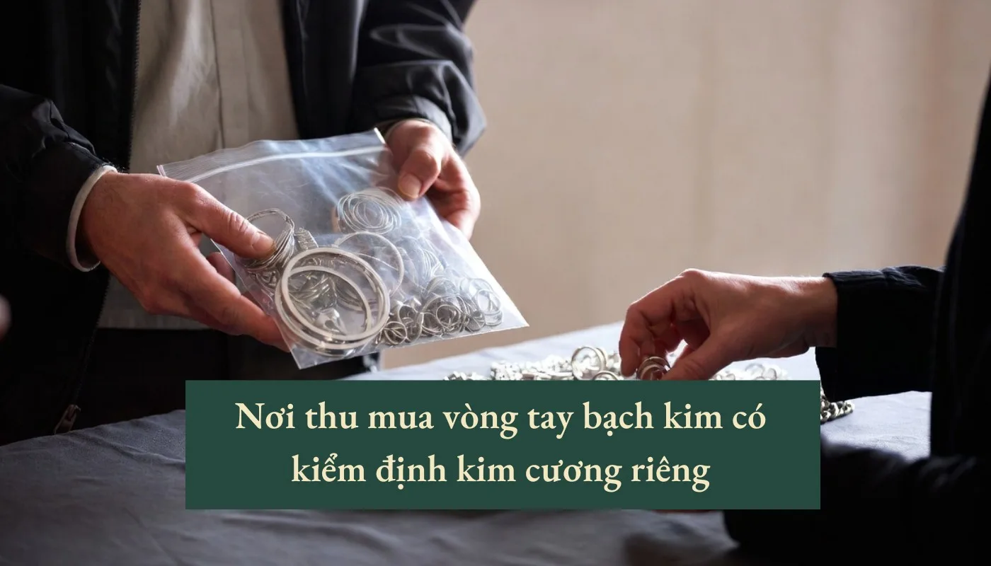 thu mua vòng tay bạch kim
